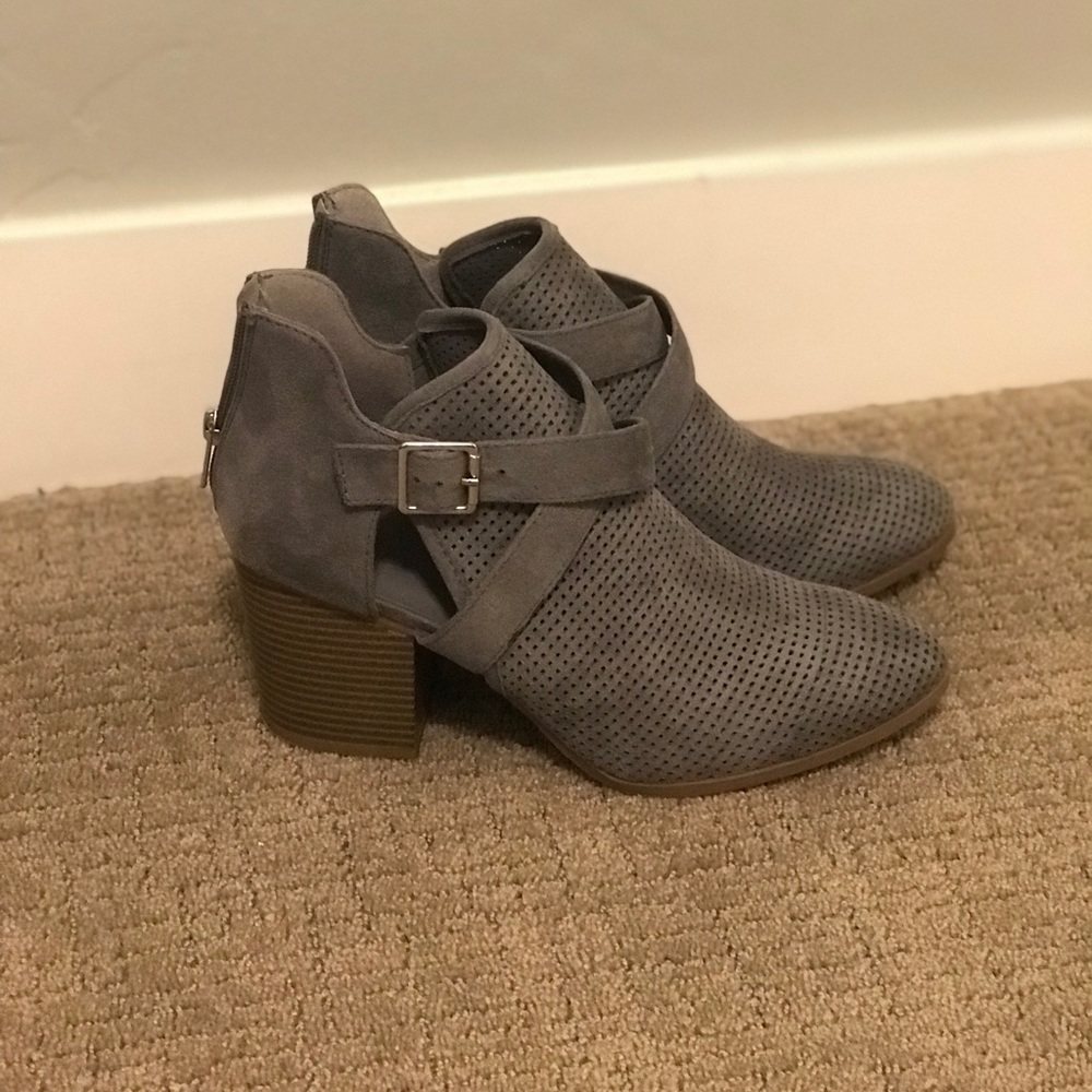 Light Gray Booties